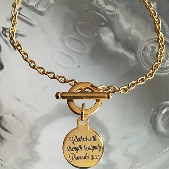 Christian Bible Verse Scripture Bracelet - Picture 2 of 5